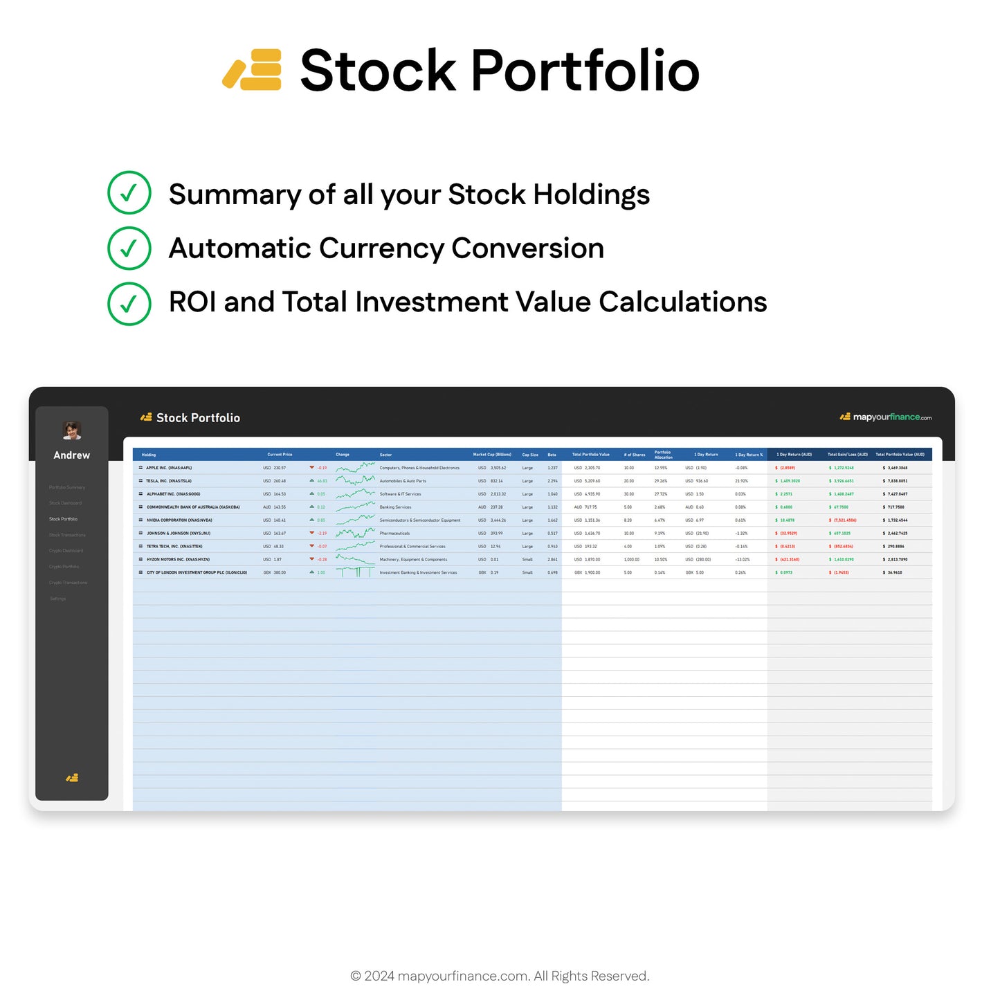 Stock & Crypto Dashboard