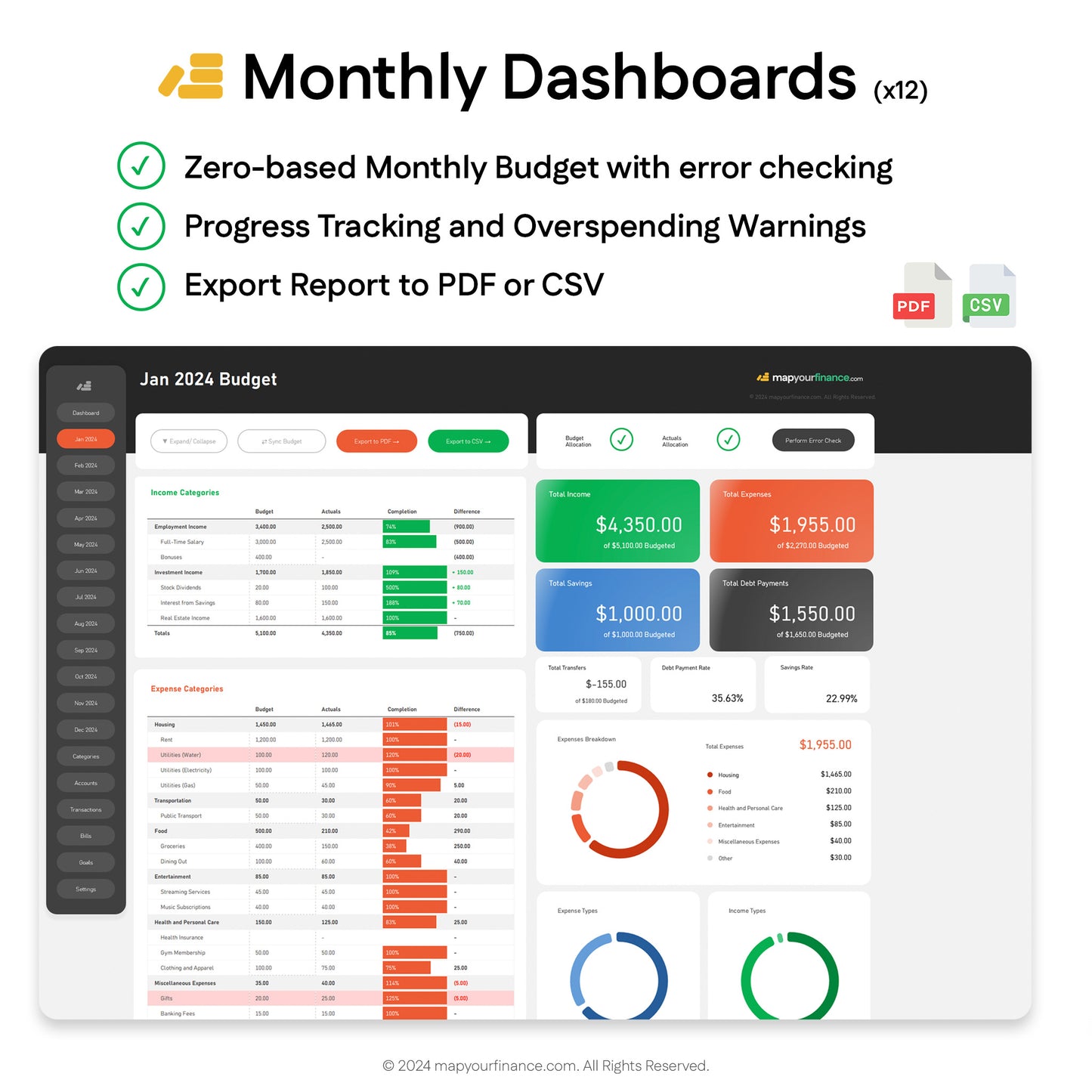 Personal Budget Template